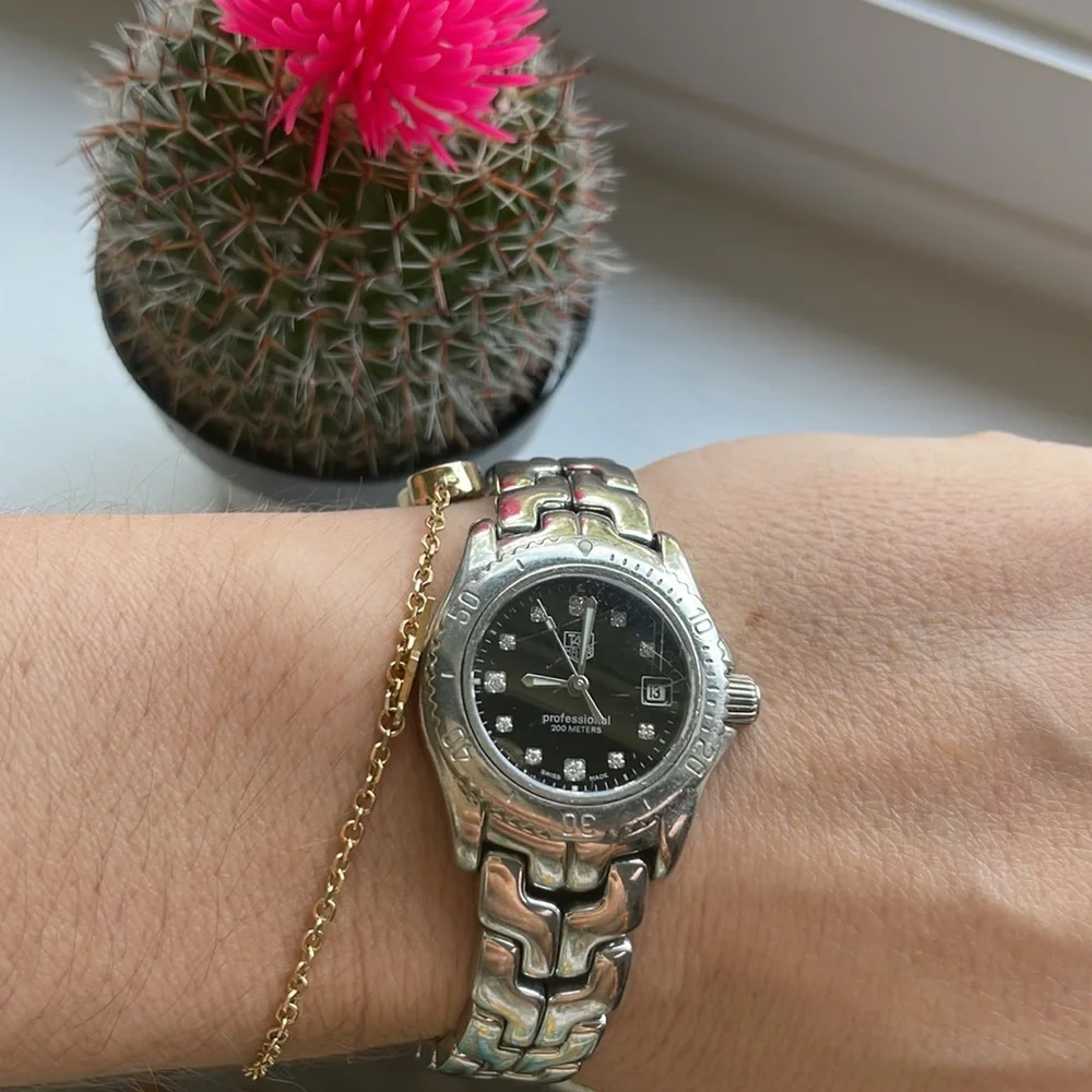 Tag Heuer Link Black Diamond Dial Eomen’s Watch BA0561